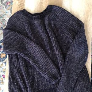 Black soft oversized sweater